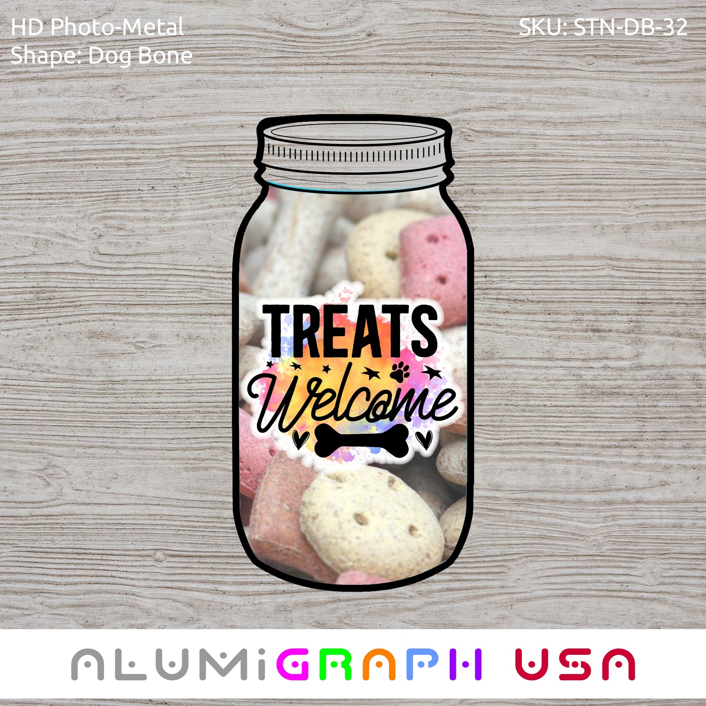 Novelty Photo-Metal Mason Jar