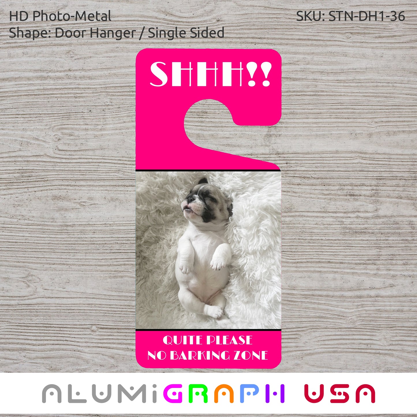 Novelty Photo-Metal Door Hanger