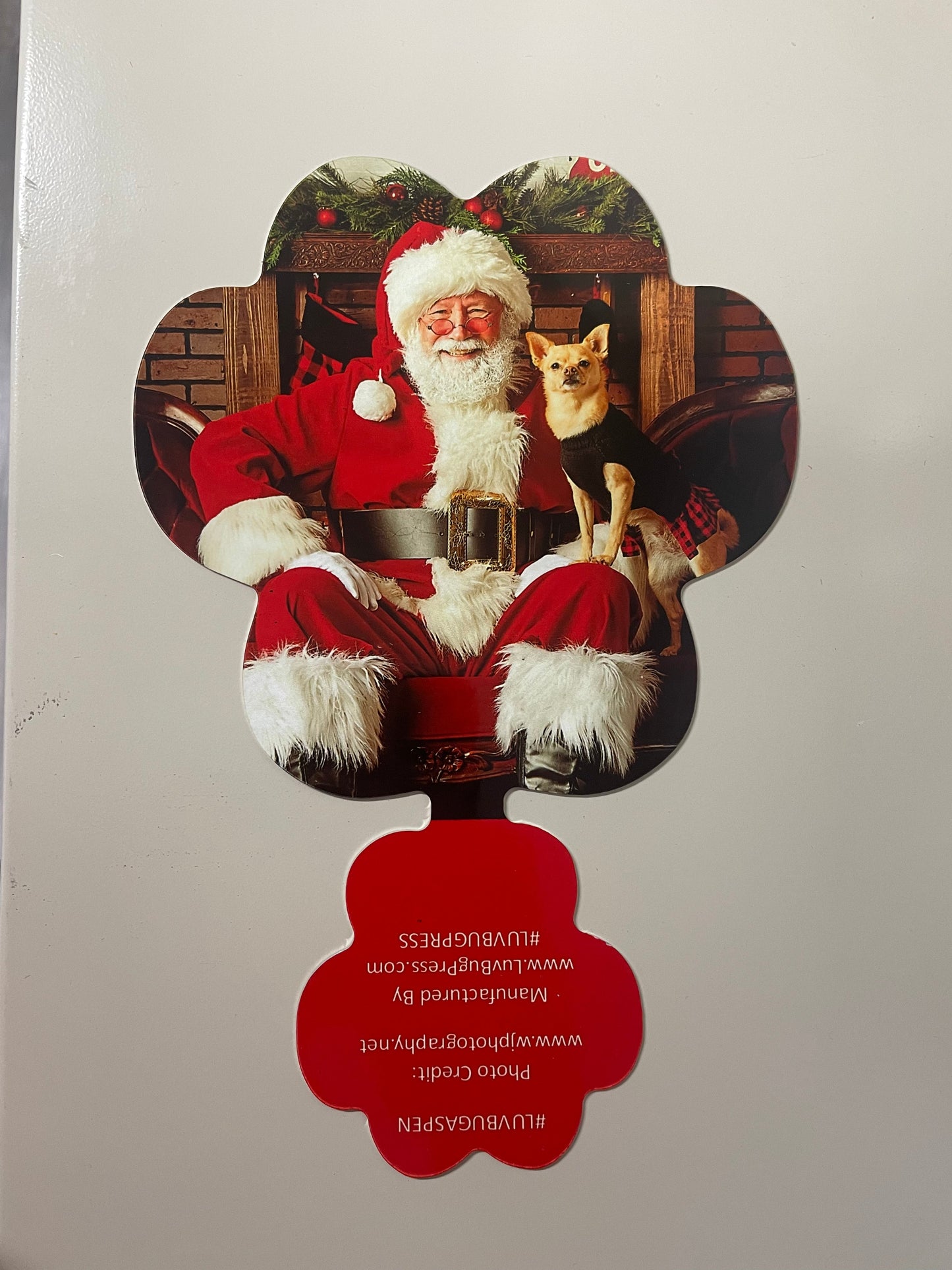 Freestanding Paw Shape Photo-Metal