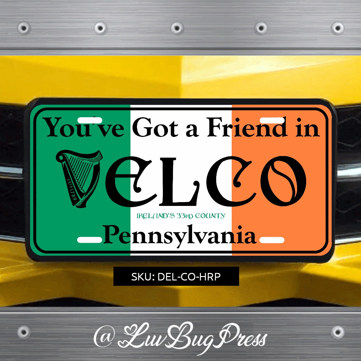 You Have a Friend in DELCO License Plate Series