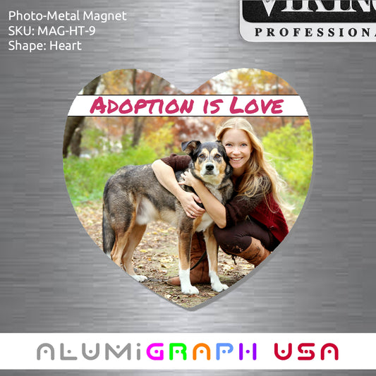 Heart Photo-Metal Magnet