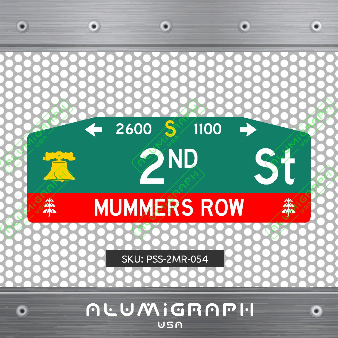 Customizable Photo-Metal Philadelphia Street Signs - FREE S&H*