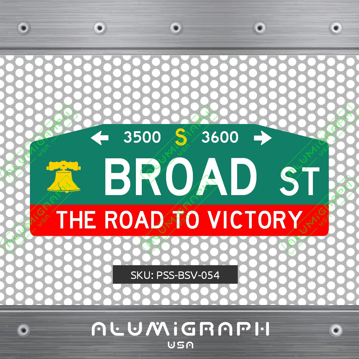 Customizable Photo-Metal Philadelphia Street Signs - FREE S&H*