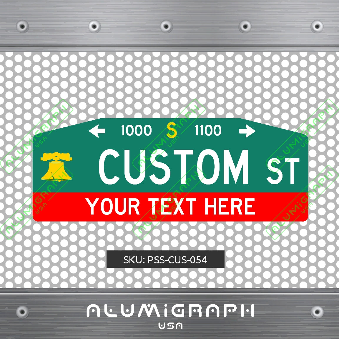 Customizable Photo-Metal Philadelphia Street Signs - FREE S&H*