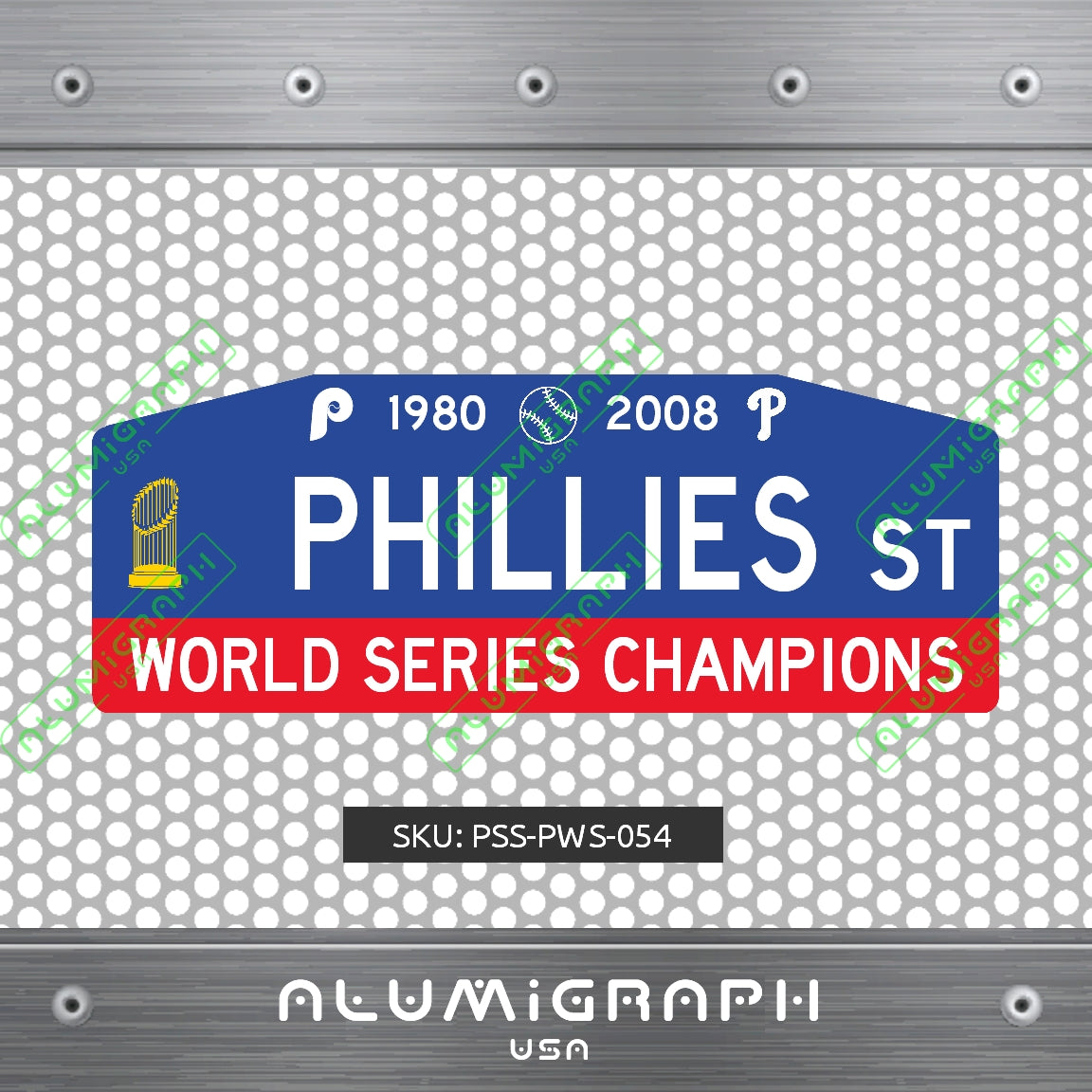 Customizable Photo-Metal Philadelphia Street Signs - FREE S&H*